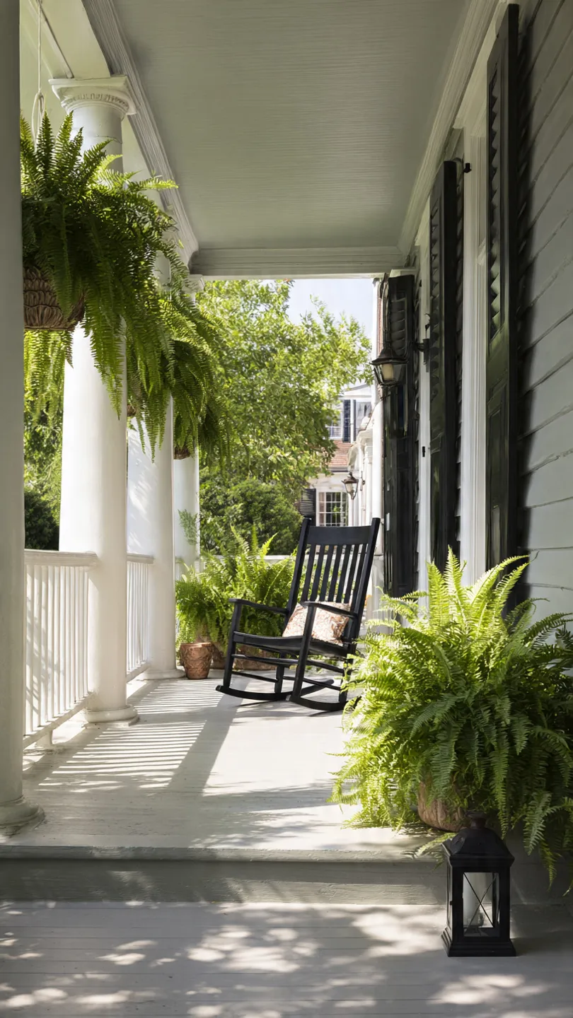 Hanging Fern Porch
