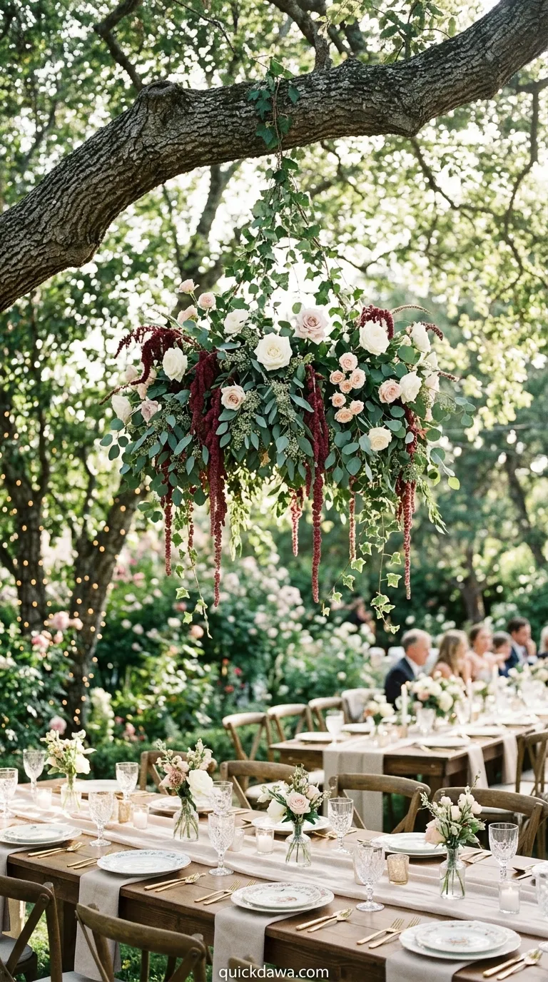 Hanging Floral Chandelier