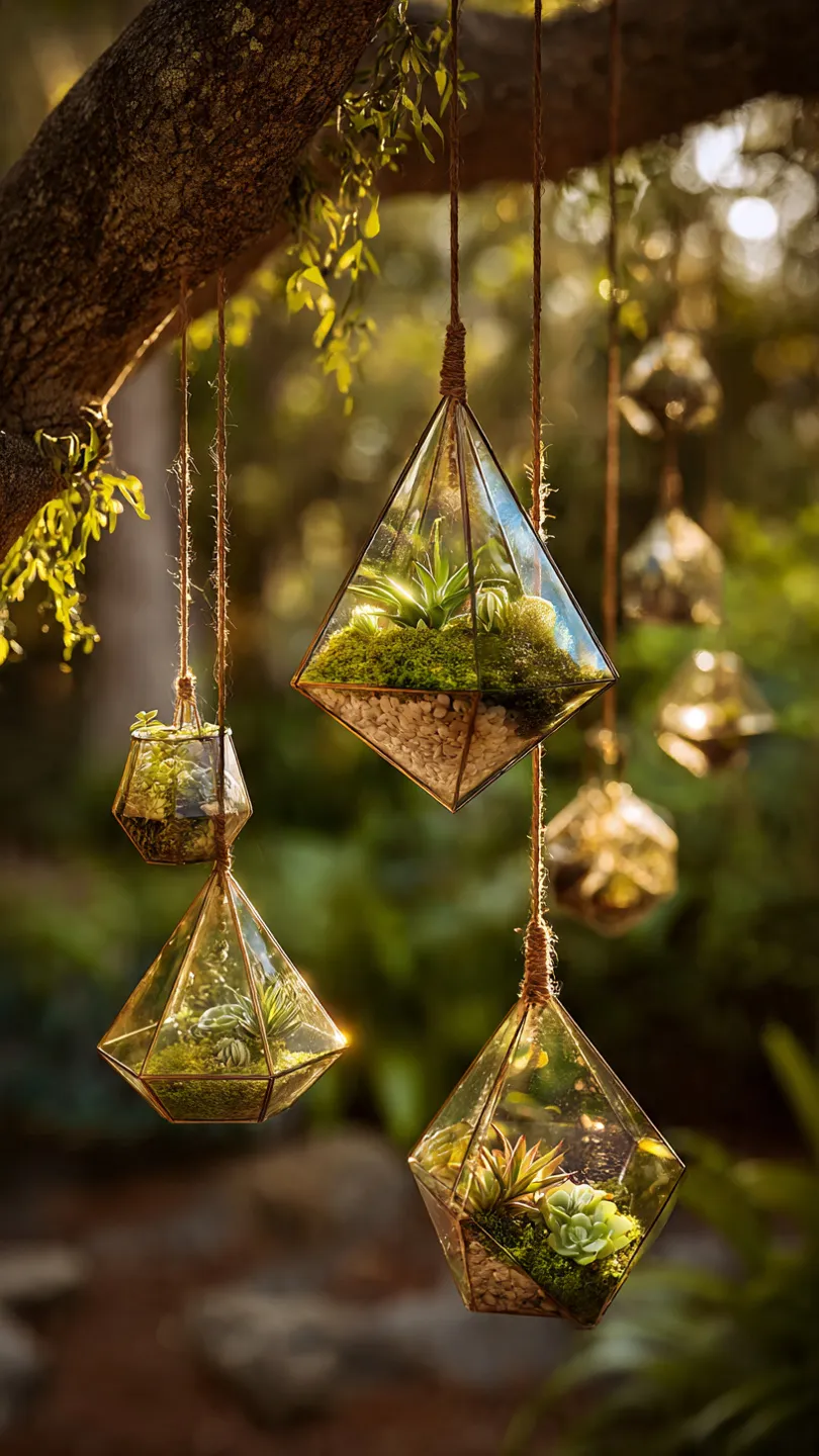Hanging Glass Terrariums
