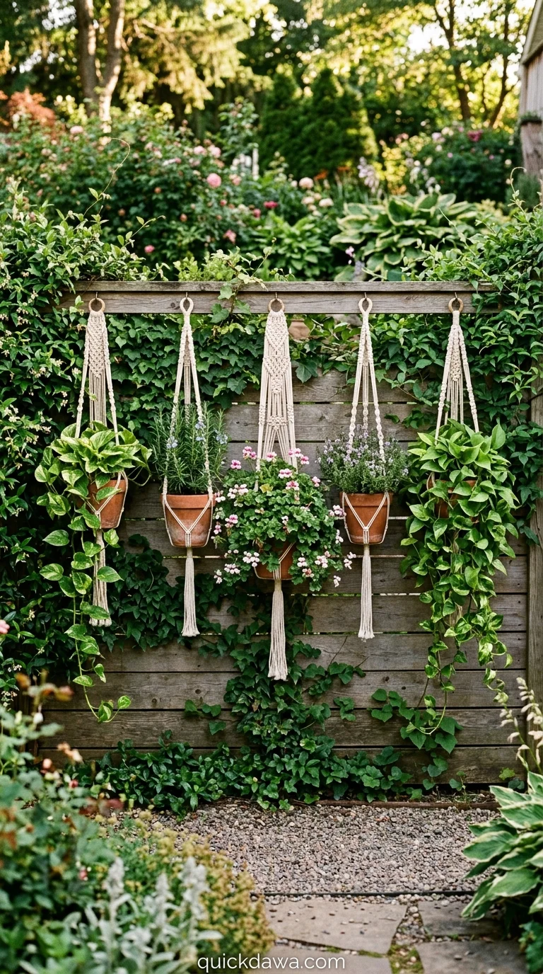 Hanging Planter Row