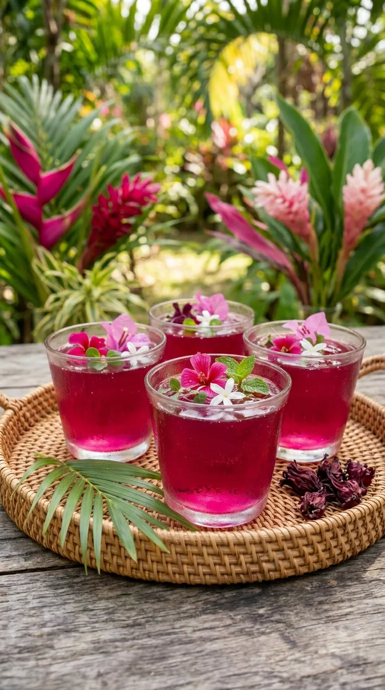 Hibiscus Jelly Cups