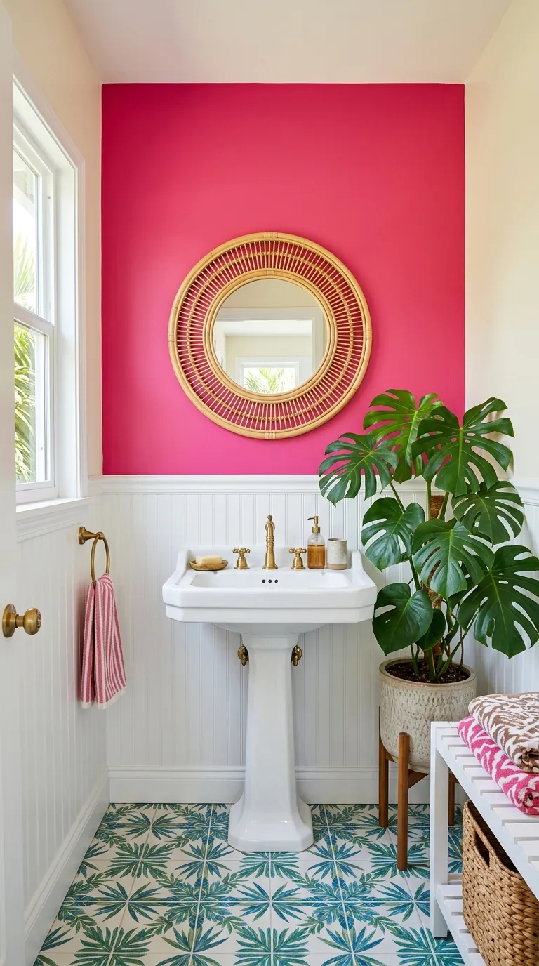 Hibiscus Pink Walls