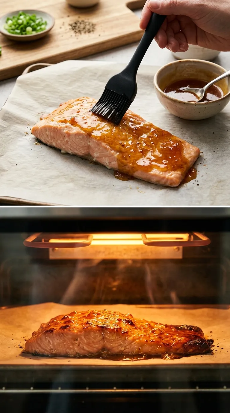 How to Make Honey Glazed Salmon step6