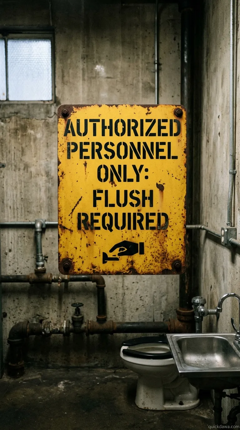 Industrial-Style Warning Signs