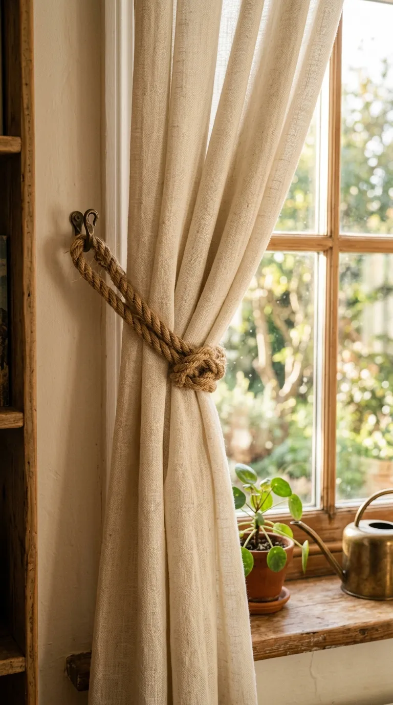 Jute Curtain Tiebacks