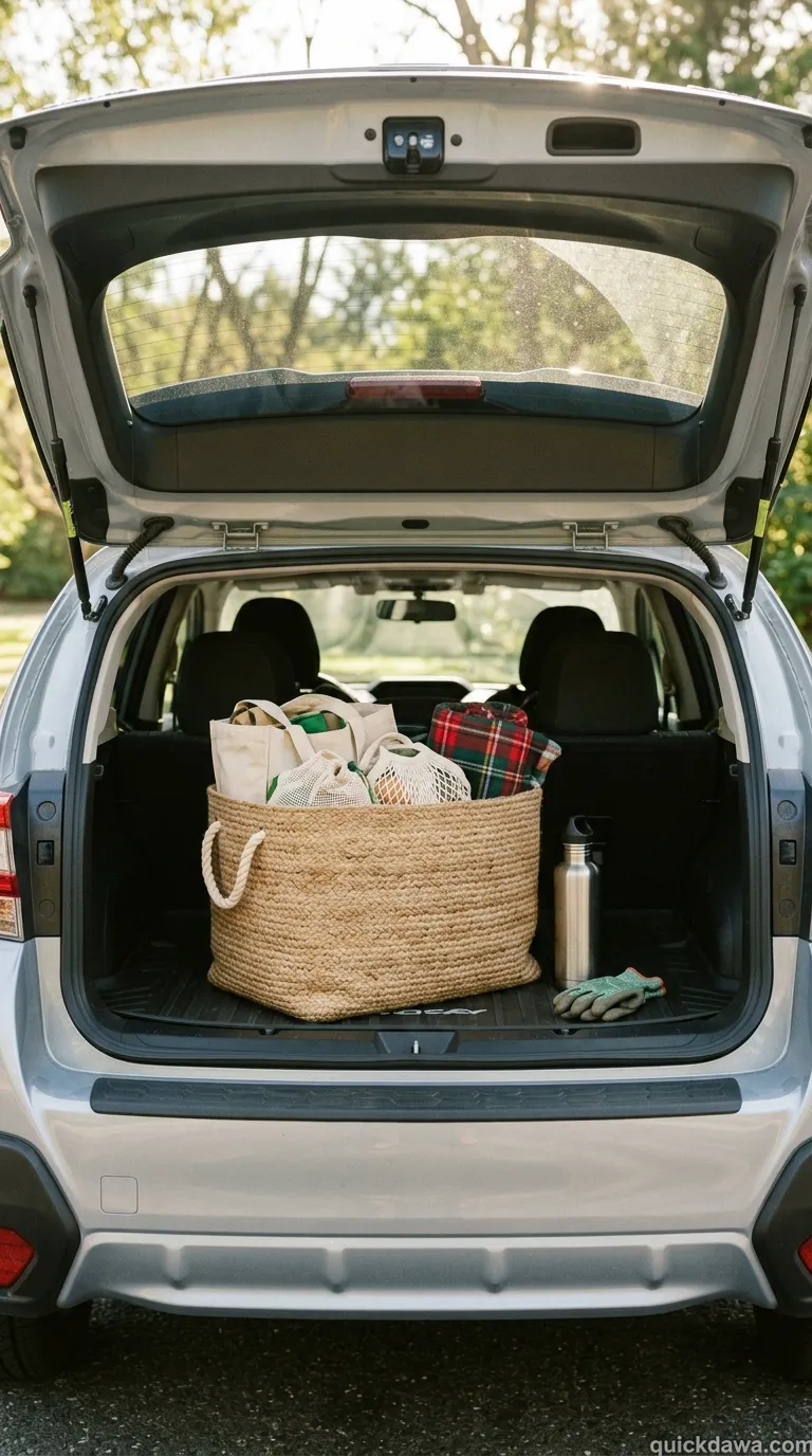 Jute Trunk Organizer