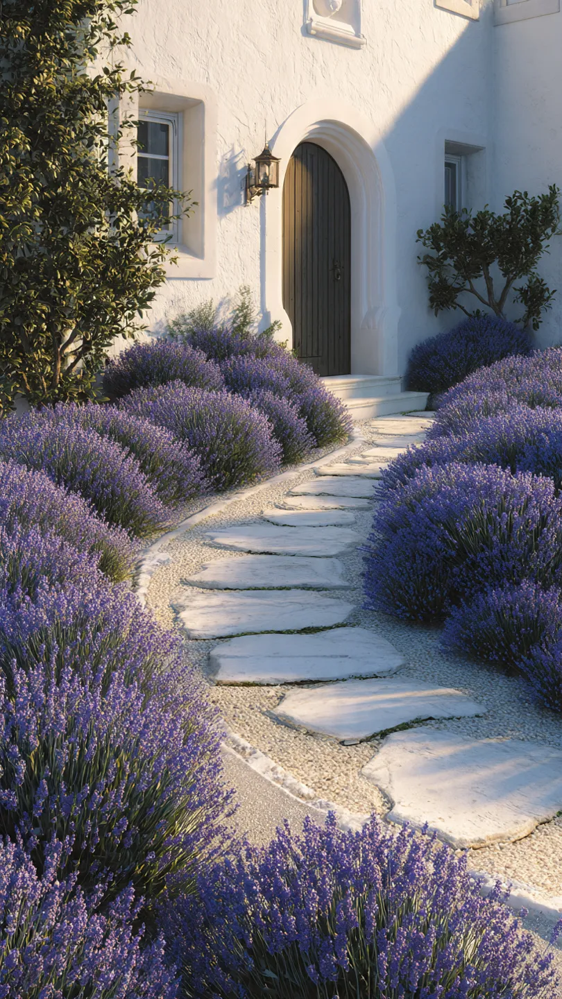 Lavender Walkway Line