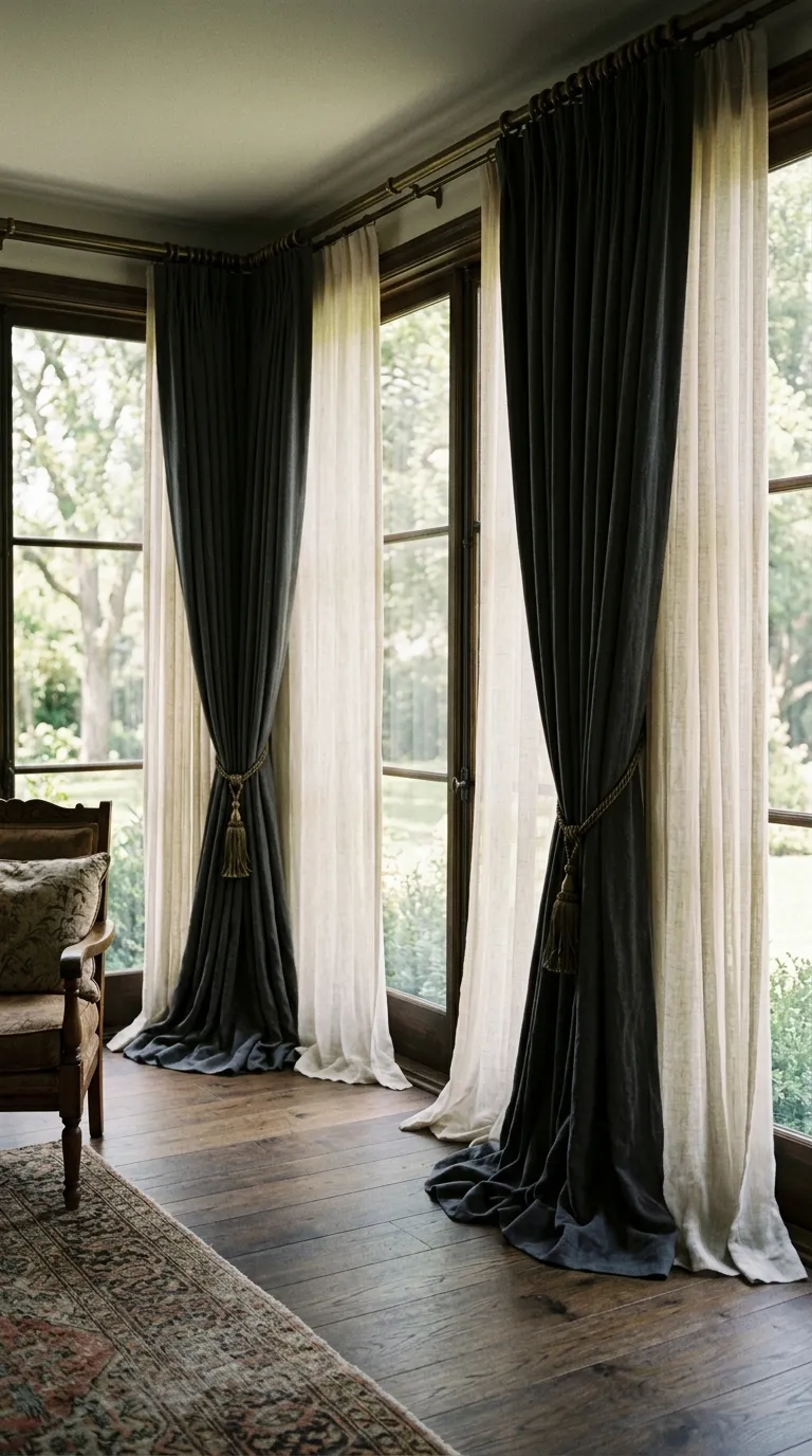 Layered Curtain Treatment
