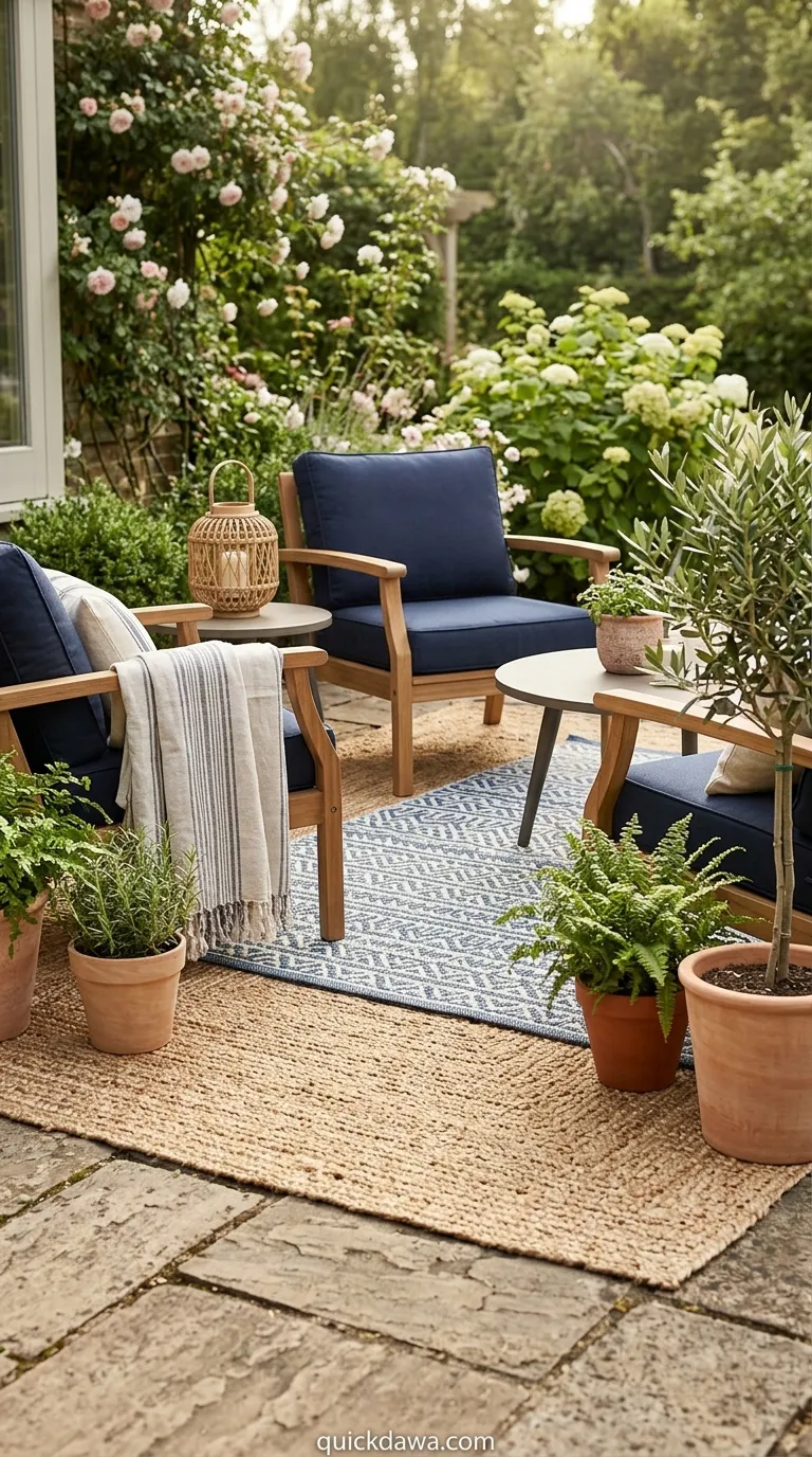 Layered Outdoor Rugs