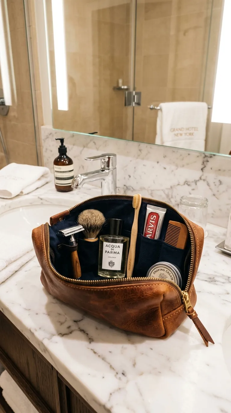 Leather Dopp Kit