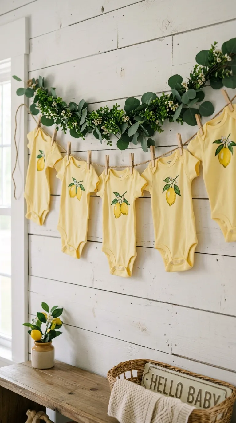Lemon Baby Onesie Banner