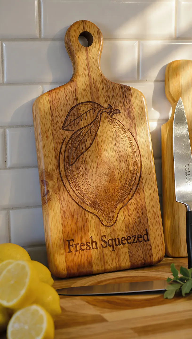 Lemon Cutting Board
