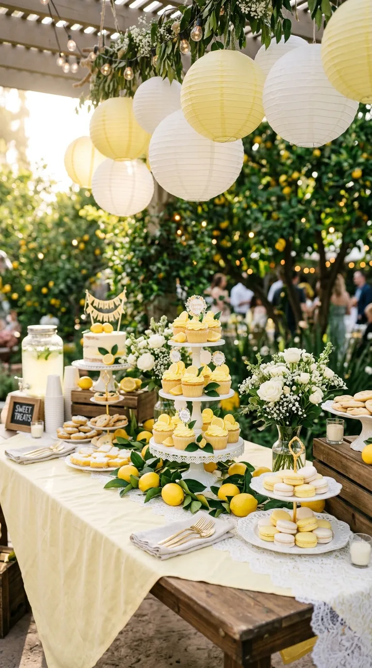 Lemon Grove Dessert Table