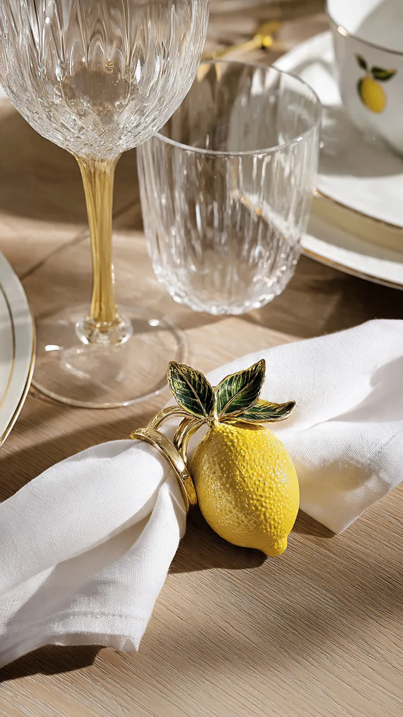 Lemon Napkin Rings