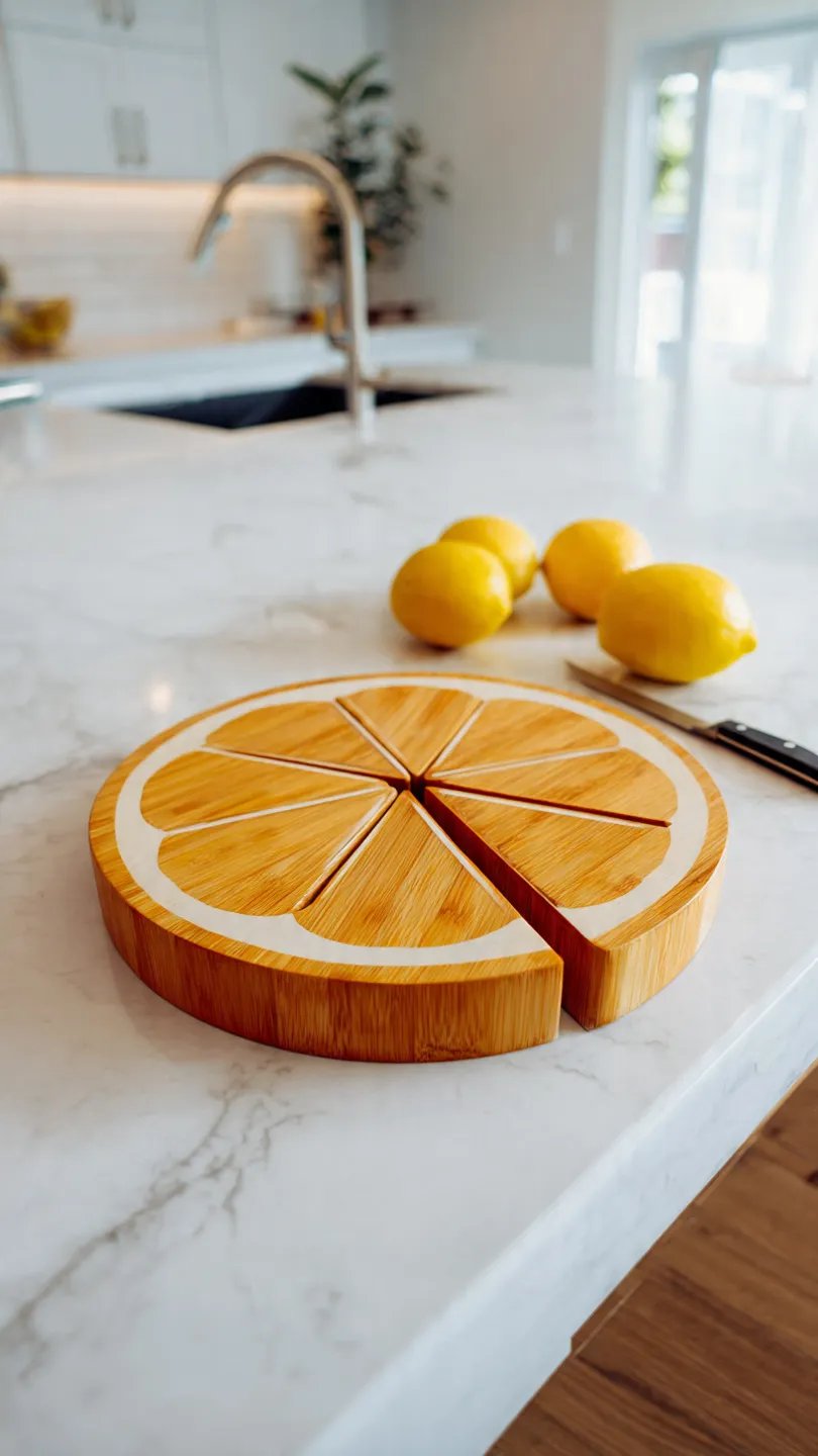 Lemon Shaped Cutting Board