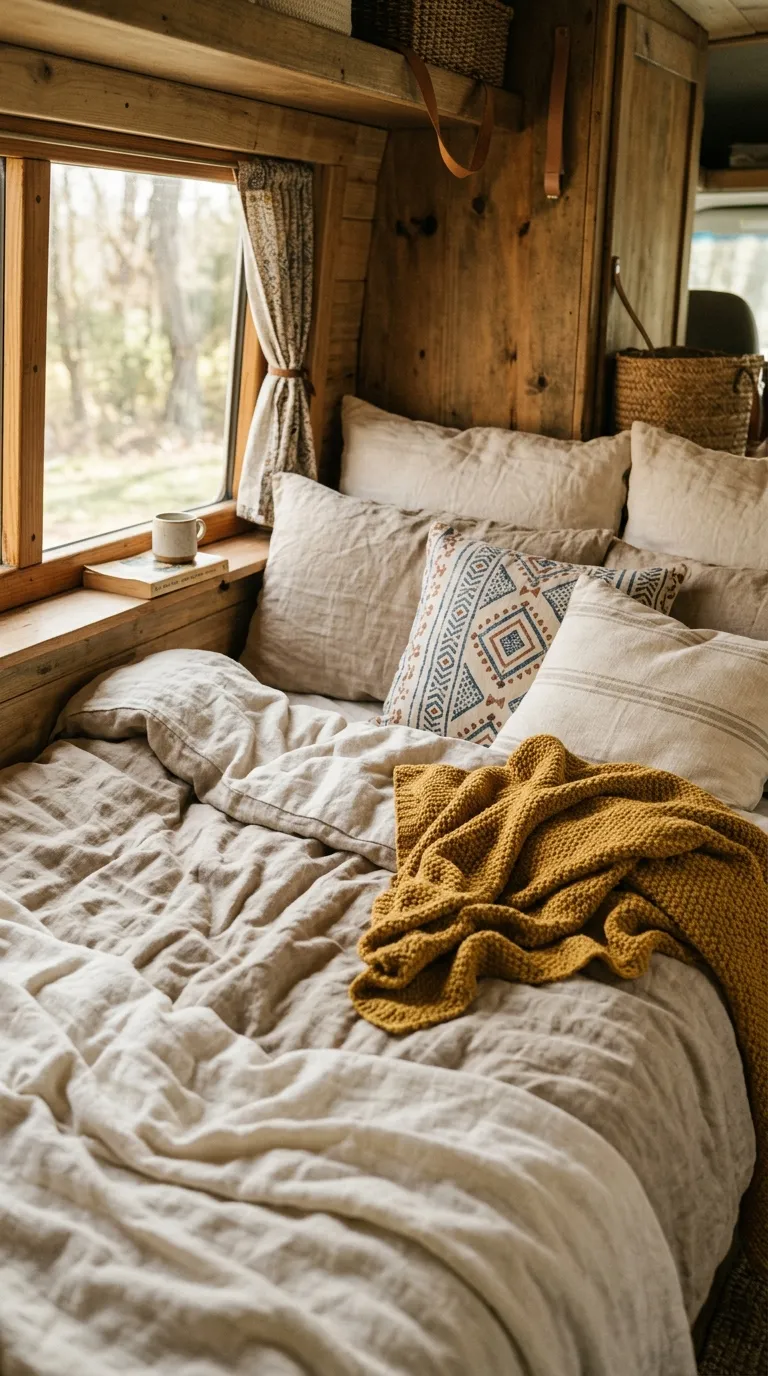 Linen Bedding Layers