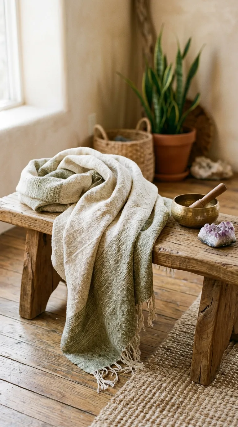 Linen Meditation Shawl