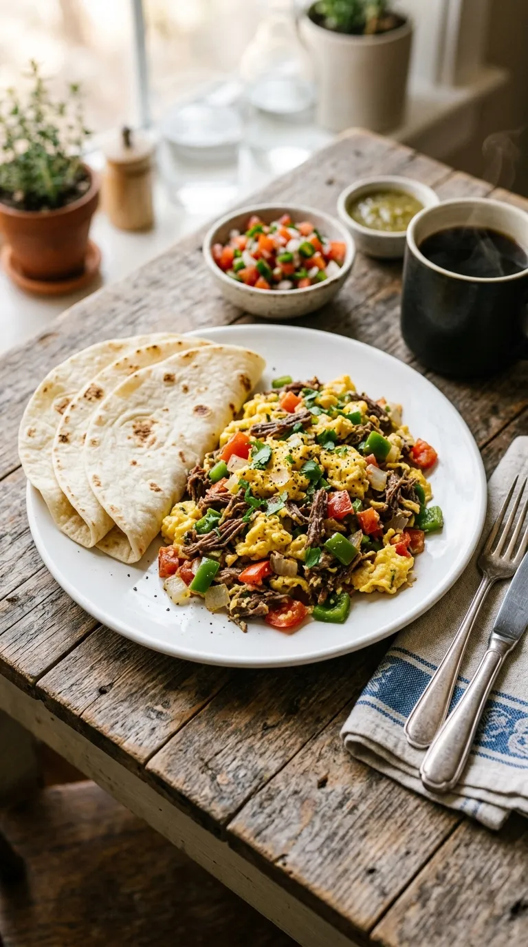 Machaca con Huevo