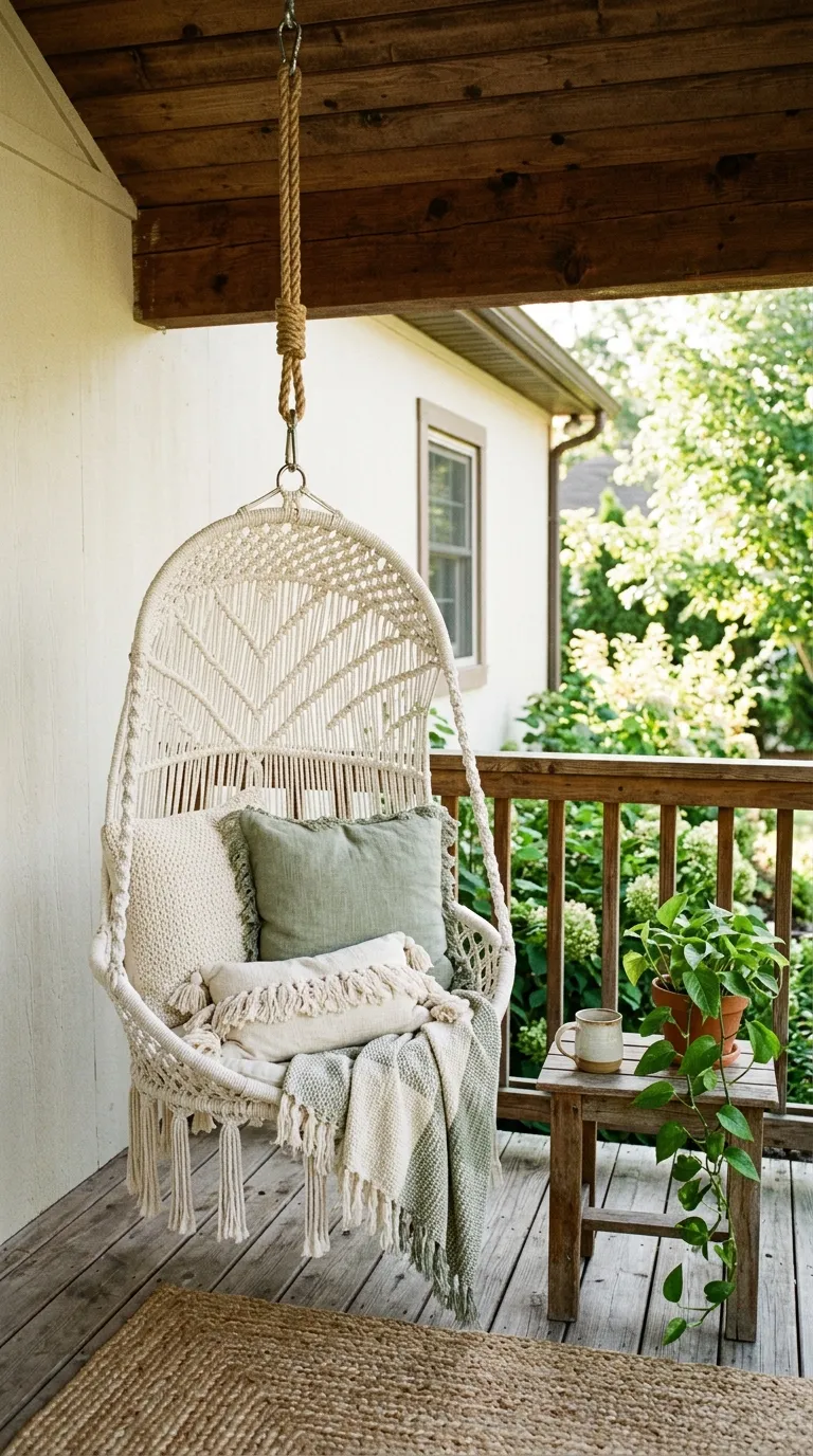 Macramé Hanging Chair