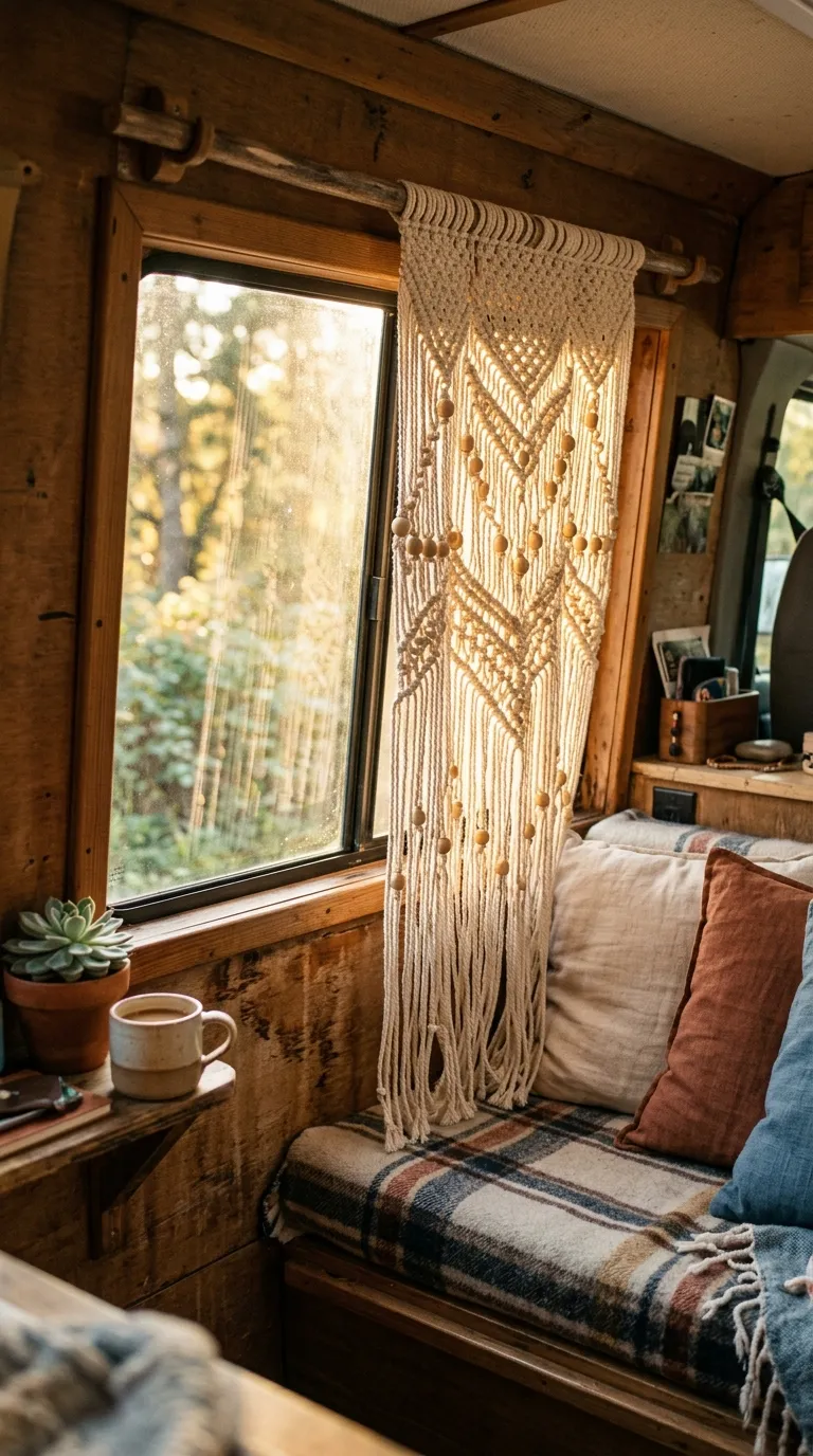 Macramé Window Covering