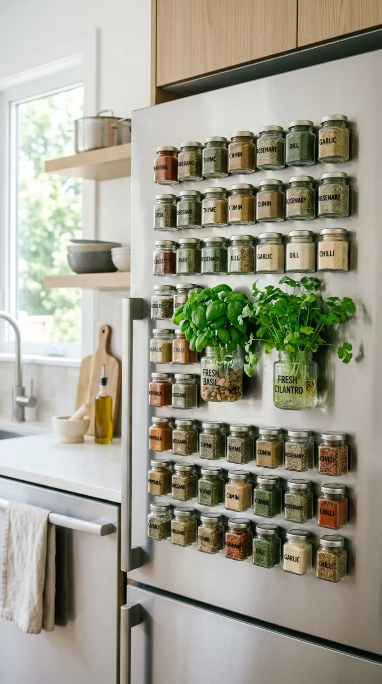 Magnetic Spice Jar System