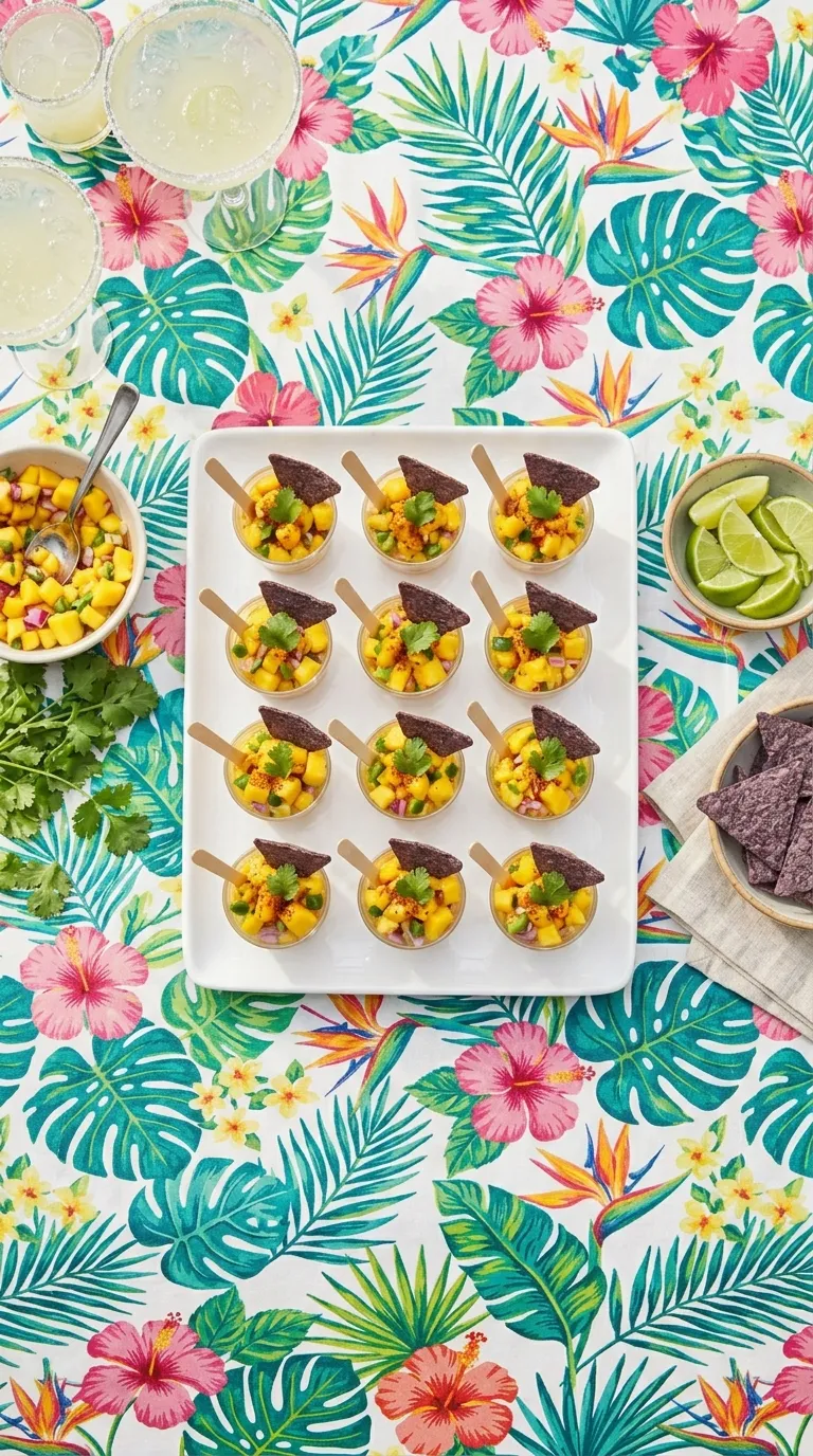 Mango Salsa Cups
