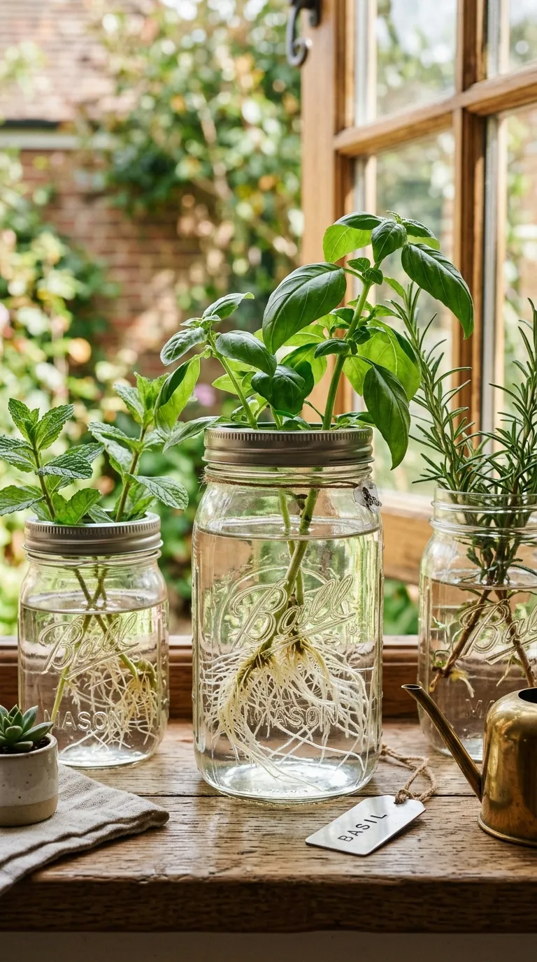 Mason Jar Propagation Station
