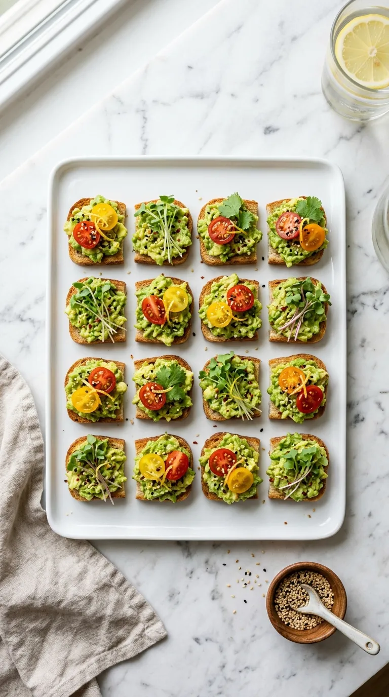 Mini Avocado Toasts