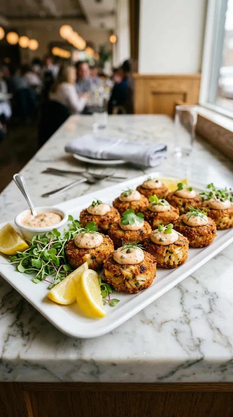 Mini Crab Cakes with Remoulade