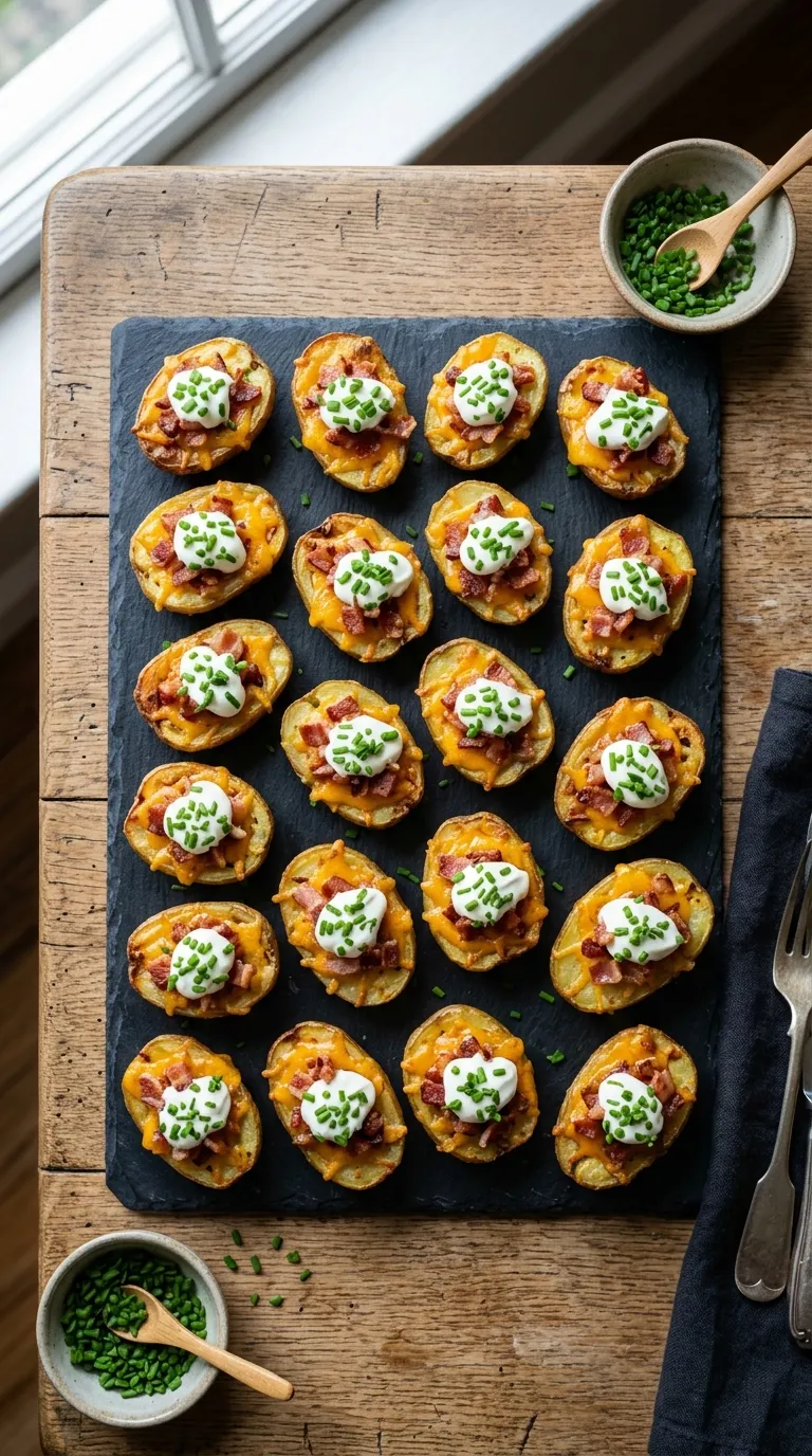 Mini Loaded Baked Potatoes