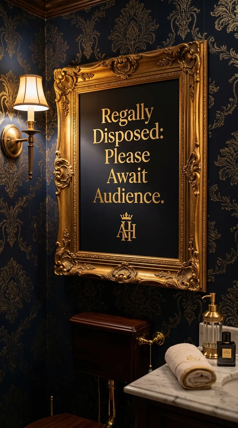 Monogrammed Aristocratic Humor