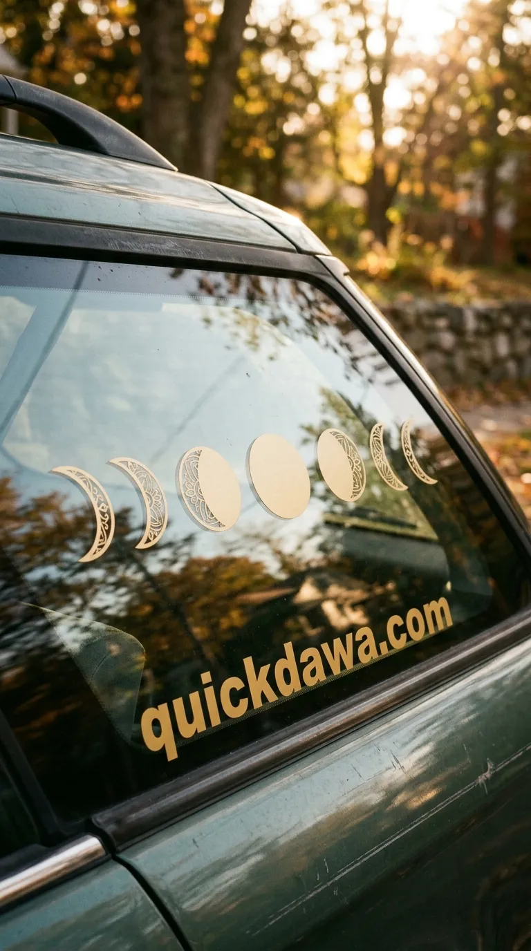 Moon Phase Window Clings