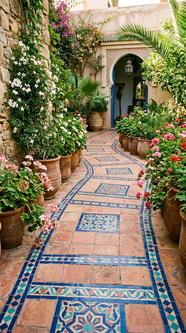 Moroccan-Style Tile Insets