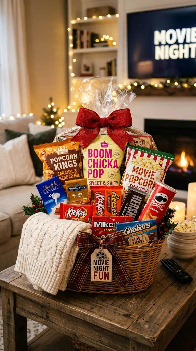 Movie Night Gift Basket