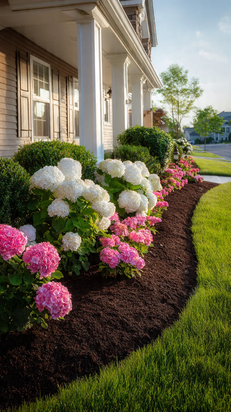 Mulched Garden Beds