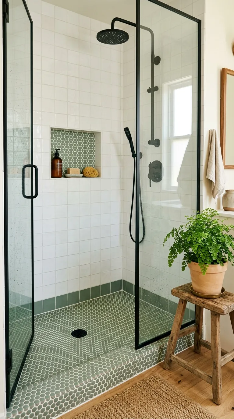 Muted Sage Penny Tiles