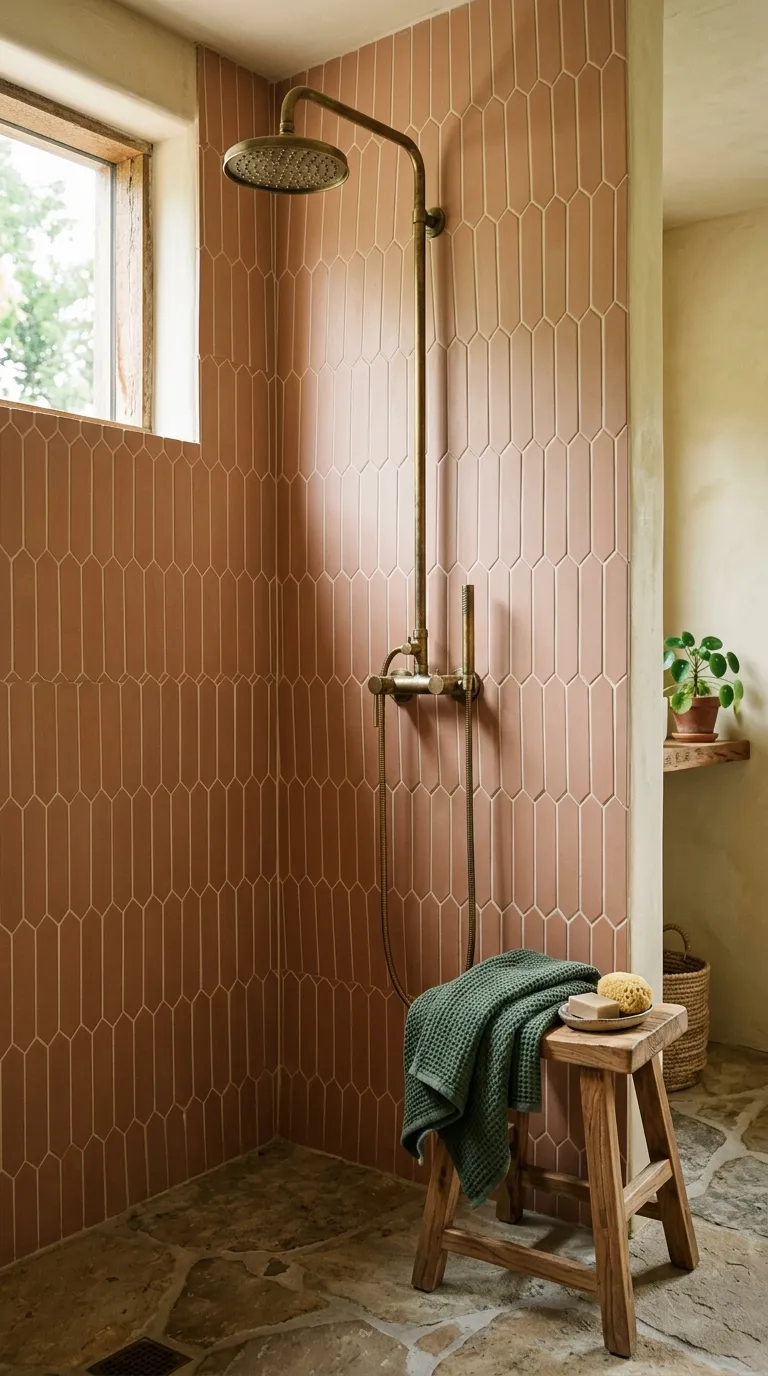 Muted Terracotta Pickets
