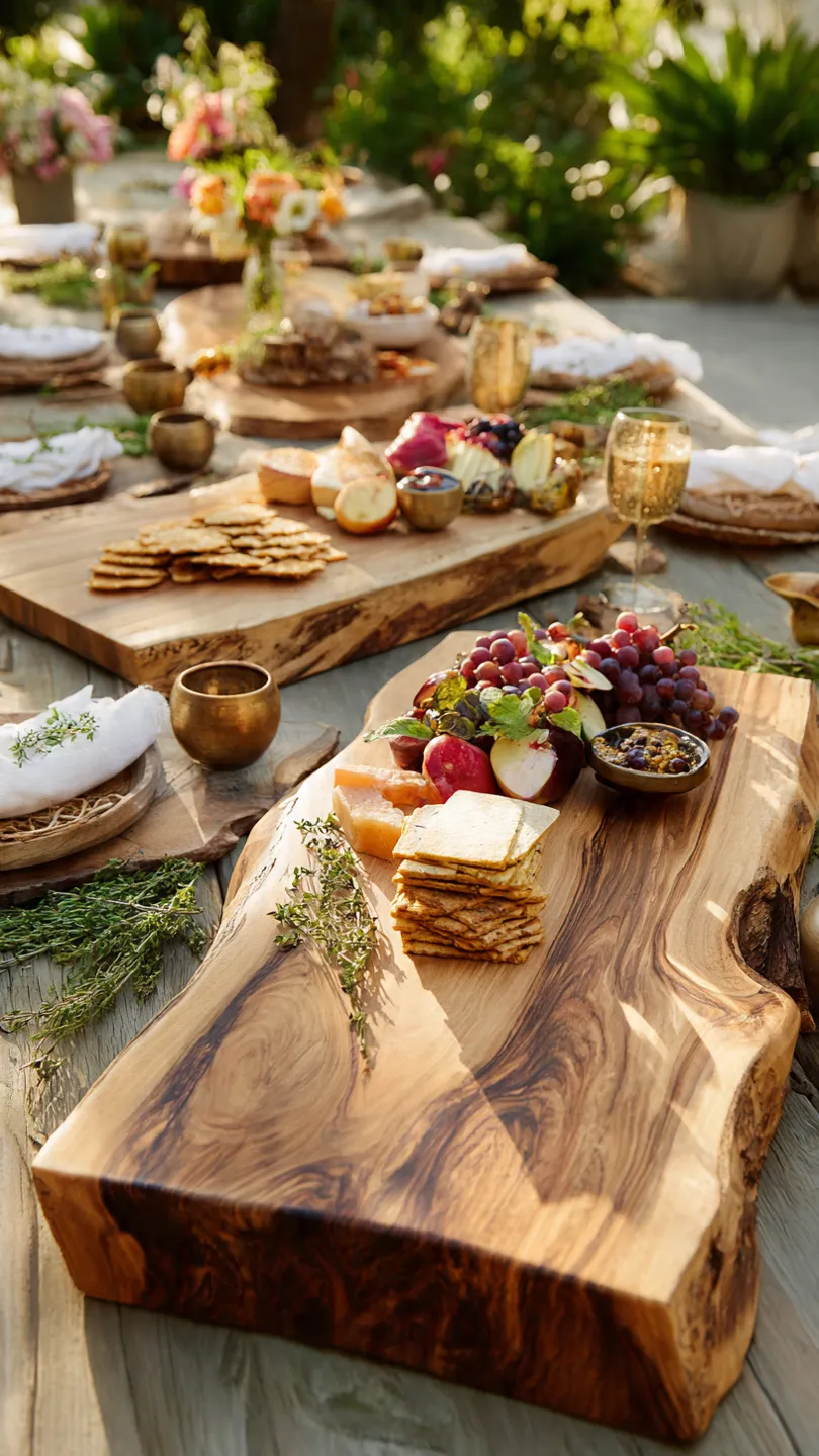Natural Wood Serving Boards