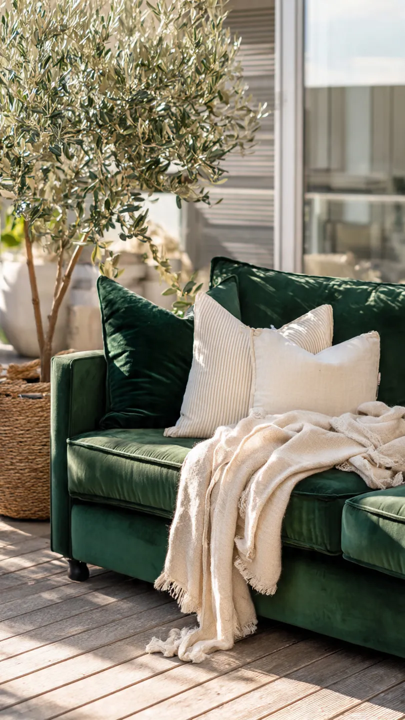 Neutral Linen Throws