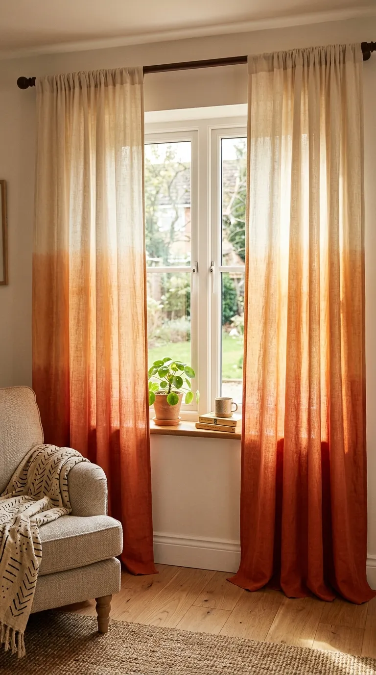 Ombre Dip-Dye Drapes