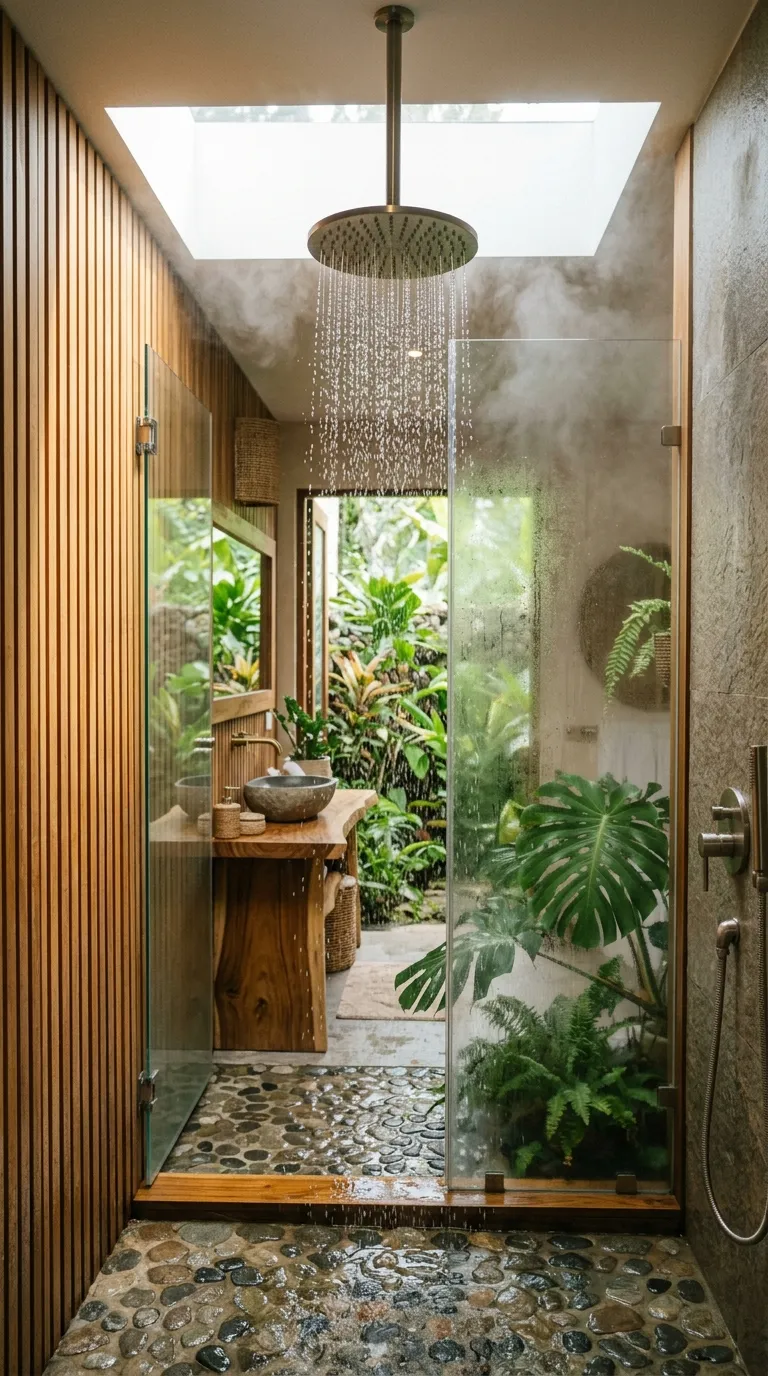 Open Rain Shower