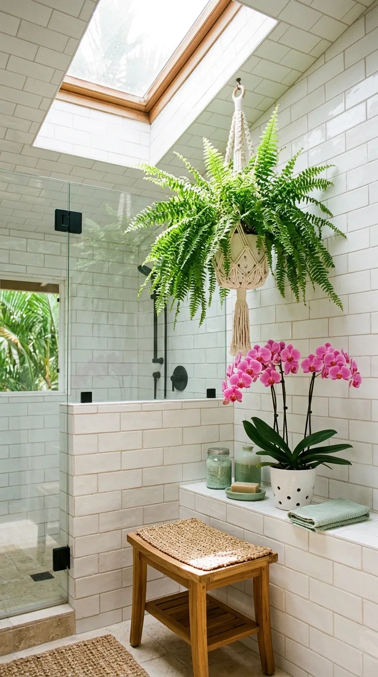 Orchid and Fern Displays