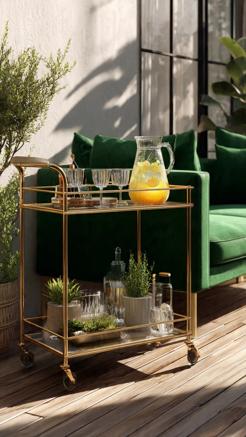 Outdoor Bar Cart