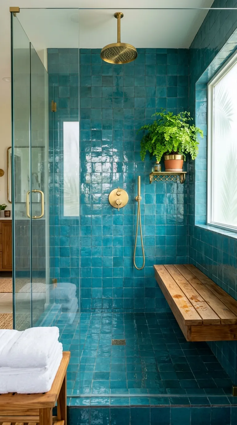 Peacock Blue Tiles