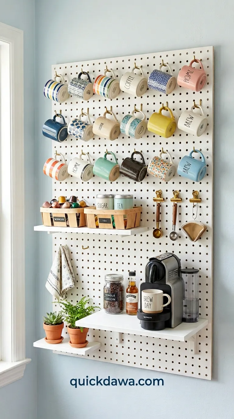 Pegboard Organization Station