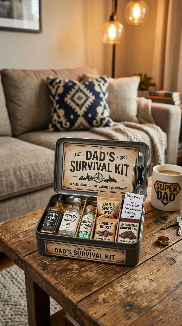Personalized "Dad's Survival Kit"
