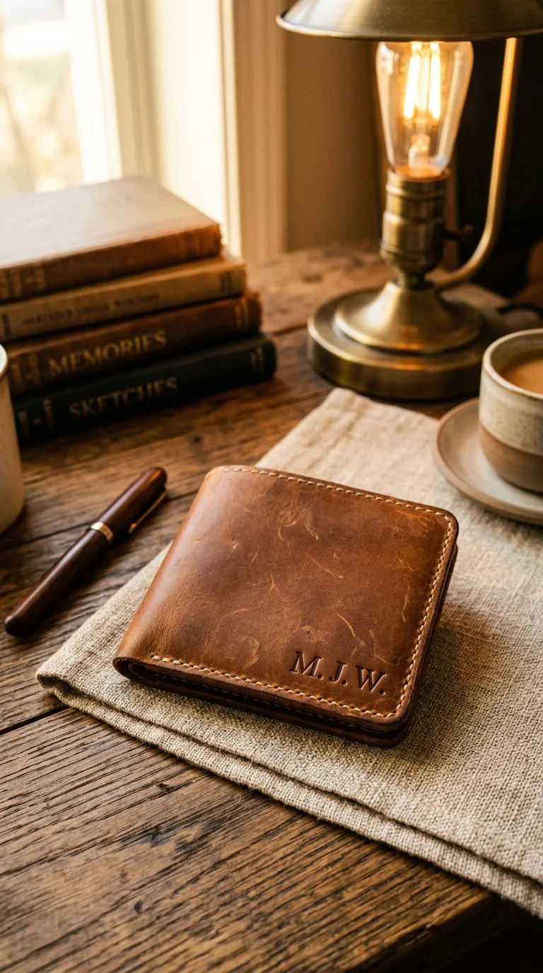 Personalized Leather Wallet