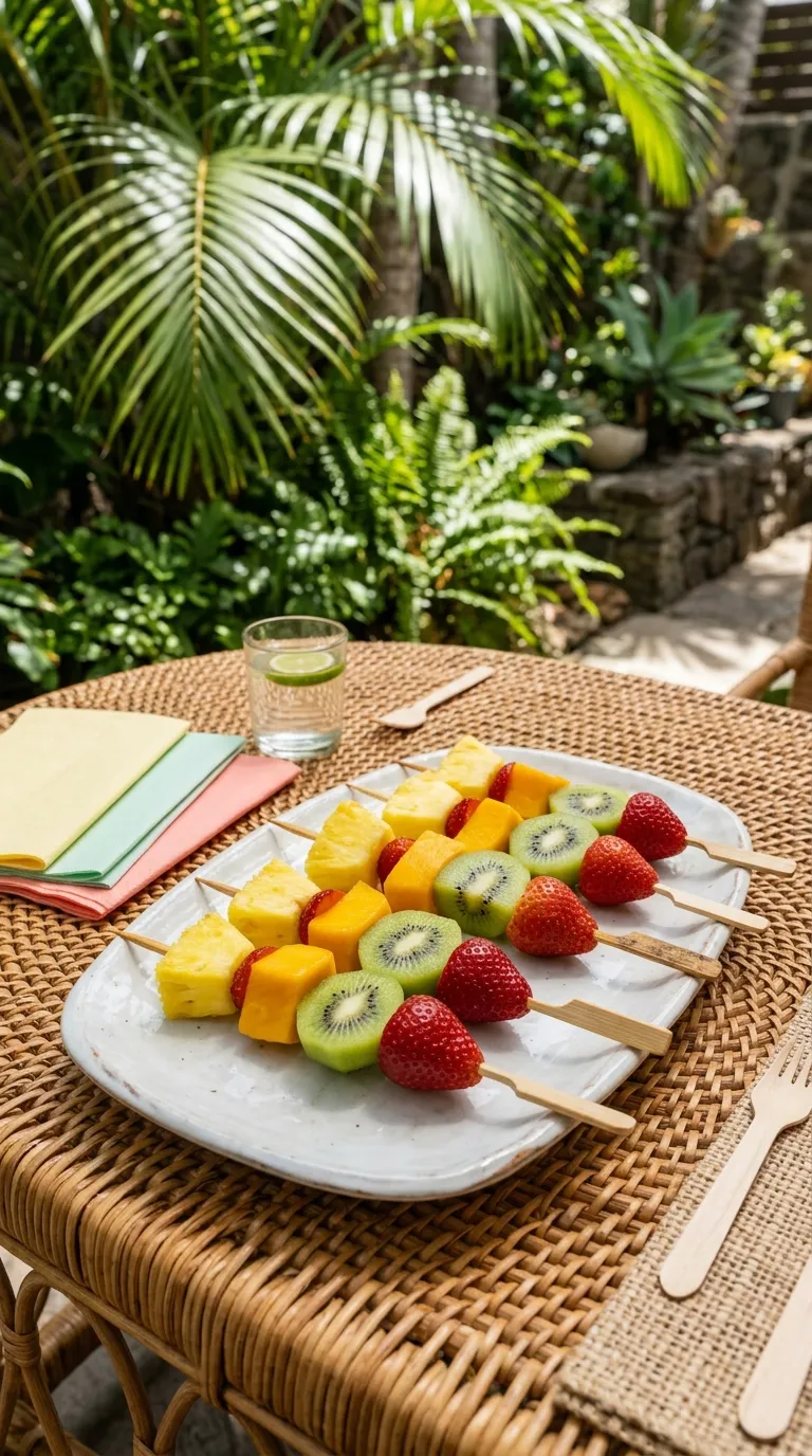 Pineapple Fruit Skewers