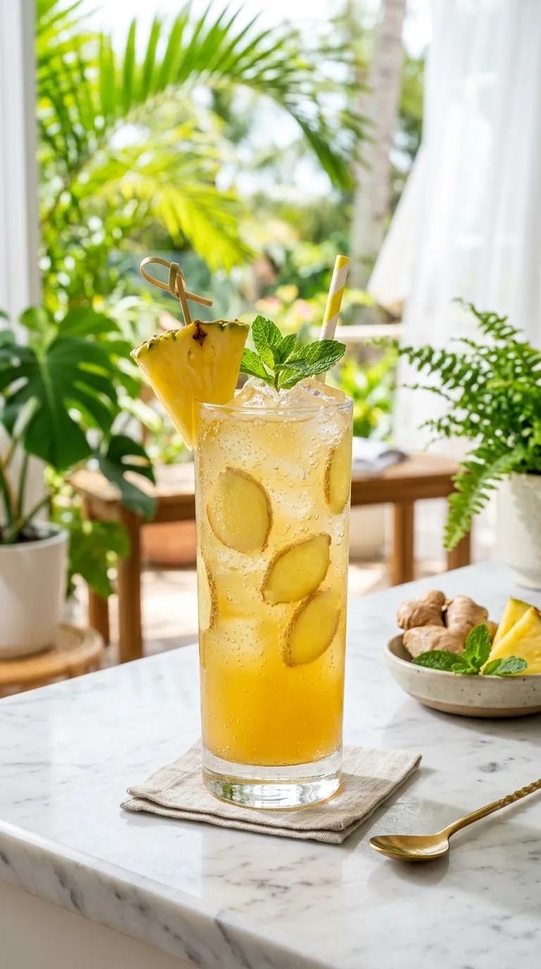 Pineapple Ginger Fizz