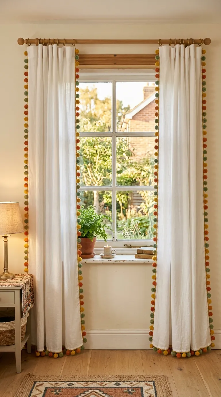 Pom-Pom Edge Drapes